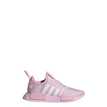 Imagem de adidas Originals Tênis infantil unissex NMD 360, Orchid Fusion/Branco/Branco, 3 Little Kid