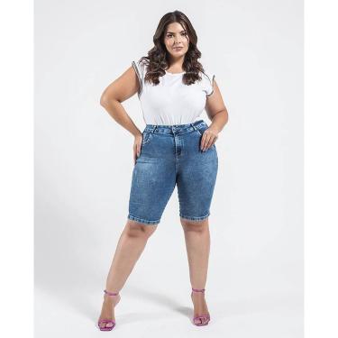Imagem de Bermuda Black Jeans Plus Size