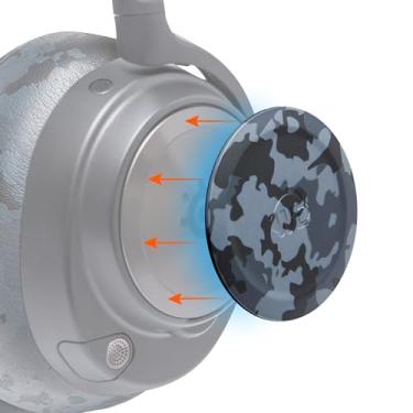 Imagem de Placas de alto-falante lateral WC para fones de ouvido Arctis Nova da Wicked Cushions | Compatível com Arctis Nova Pro Wireless/Pro Wired/Nova 7/7x / 7p | Camuflagem preta