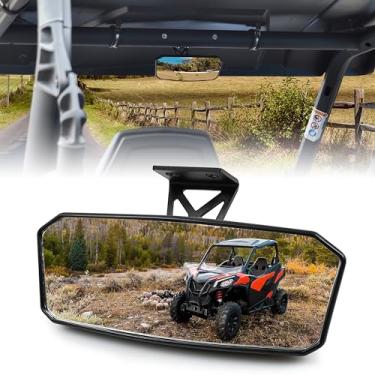 Imagem de KATIMOTO Espelho retrovisor central UTV para trilha Commander Defender, retrovisor central ajustável para acessórios Can am Commander Defender Maverick Trail Sport 2016-2022, substitui #715003638