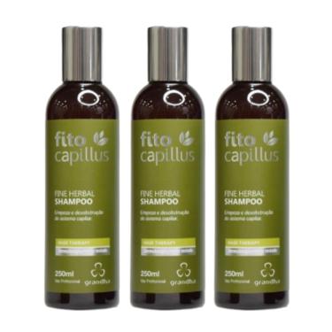 Imagem de 03 Shampoo Fito Capillus Fine Herbal 250ml cada