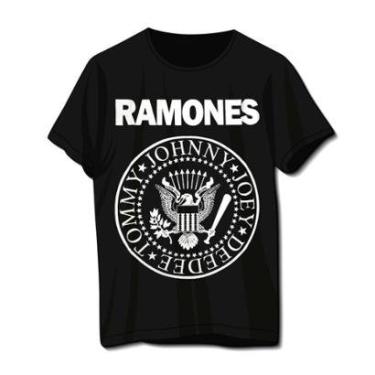 Imagem de Camiseta Ramones Preta Banda De Rock  Unissex-Unissex