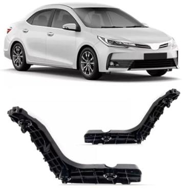 Imagem de Universo Car, Par Suporte Guia Parachoque Dianteiro Corolla 2017 2018 2019