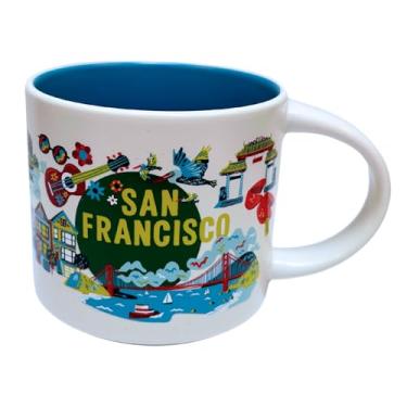 Imagem de Starbucks Caneca de café de cerâmica Discovery Series San Francisco, 400 ml