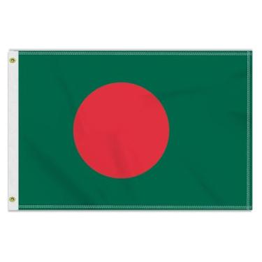 Imagem de Bandeira de bengala de 6 × 90 cm, bandeira externa bengali média 60 × 90D, impressão dupla face, decoração americana para pátio e jardim com ilhós de latão