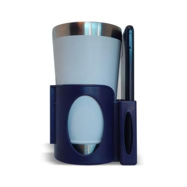 Imagem de Kit 3  Suporte Para Garrafa E Celular Aparelhos Academia - LUMI, AZUL