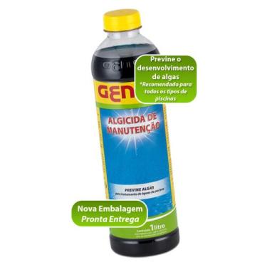 Imagem de Algicida de Manutenção De Piscinas Genco Previne Algas Água Verde Pool