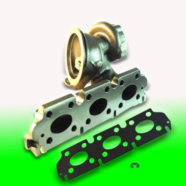 Imagem de Haturbo Escape Turbo Manifold compatível com BMW 116i 118i 218i 318i 418i 1.5L B38B15A Adequado para 11657633795 11659895980 7633795 9895980 Caixa de turbina