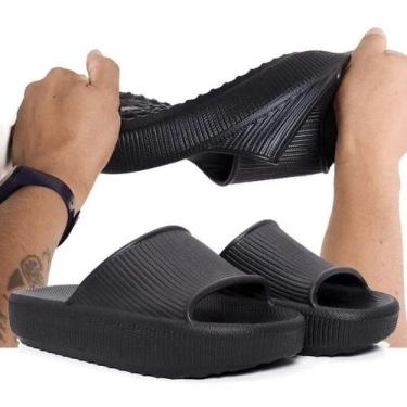 Imagem de Chinelo confortável nuvem - Atamultimarcas, Preto, 37