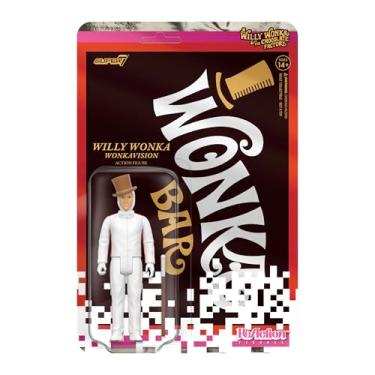 Imagem de Super7 Willy Wonka and The Chocolate Factory Willy Wonka White Suit - 3.75" Action Figure with Accessory Classic Movie Collectibles and Retro Toys