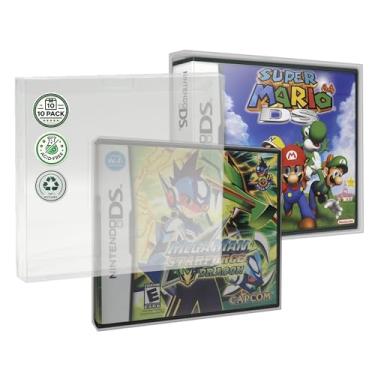Imagem de MALKO 10 Pack Video Game Protector Compatible with Nintendo DS Game Case | Clear Plastic Sleeve Cover