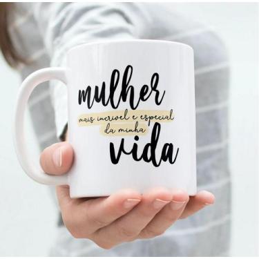 Imagem de Xicara de porcelana 325ml dia das mães ref0178 - casa fé