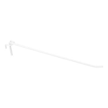 Imagem de 50 Gancho Para Tela Aramada 30cm - Arame 4mm Branco - Bedetti, Branco