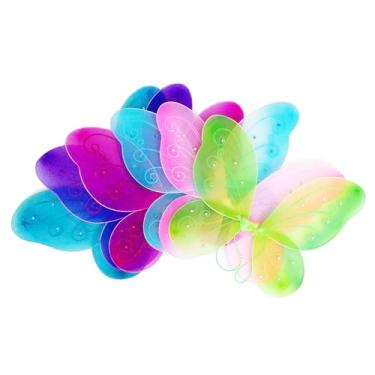 Imagem de LOLASATURDAYS- fairy wings, toddler butterfly wings, fairy wings kids, fairy costume, alas, tinkerbell wings, fairy wings pack, small fairy wings - Set of 6 (12" x 10")