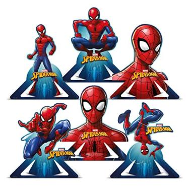 Imagem de DECORACAO DE MESA SPIDER MAN ANIMACAO 06 un.