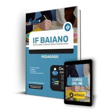 Imagem de Apostila IF Baiano - Pedagogo - Editora Solução