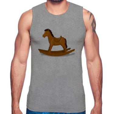 Imagem de Regata Cavalinho De Pau - Foca na Moda, Cinza, GGG