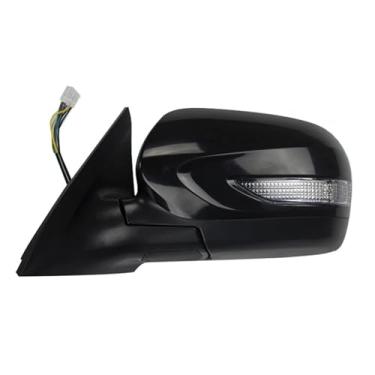 Imagem de Espelho retrovisor externo do carro, acessórios para Subaru Forester 2011 2012, pisca-pisca LED aquecido, espelho lateral dobrável automático 9 pinos(9 Wire Left)