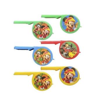 Imagem de Brinquedo Apito Mickey Aventuras Sobre Rodas C/6 Pçs - BRASILFLEX