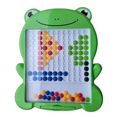 Imagem de Prancheta de Desenho Magnética Infantil – Brinquedo Educativo com Lousa Colorida Montessori (Sapo Verde)