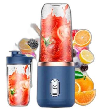 Imagem de Liquidificador Portátil Mini 400Ml Usb Misturador Para Sucos - Portati