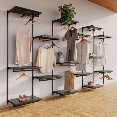 Imagem de Conjunto Estante Cremalheira Comac 6 Estantes 15 Prateleiras 370x200 c