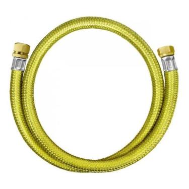 Imagem de Ligacao flexível roco para gás 1/2 fêmea x 3/8 engate rápido - 80 cm