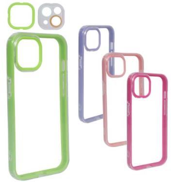 Imagem de Kit 4 Capas Case 3 em 1 Transparente Compatível Iphone 13 - Tesla Stor
