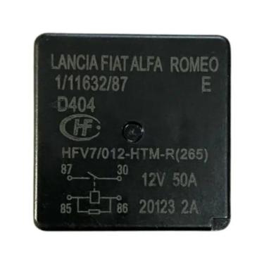 Imagem de Rele Auxiliar 12V 50A Fiat Argo Bravo Cronos Palio 11163287