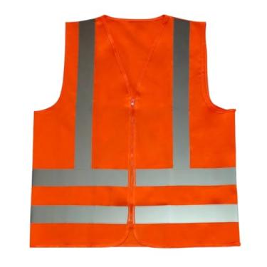 Imagem de Colete de Segurança Refletivo Fluorescente sem bolso Sinalização(Laranja,G)