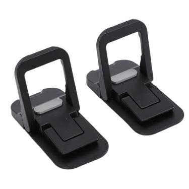 Imagem de Dpofirs Laptop Auto -adesivo Stand para Mesa, Suporte de Notebook Dobrável Invisível 2 ângulo Ajustável e Portátil Kickstand para Teclados Celulares, 2pcs