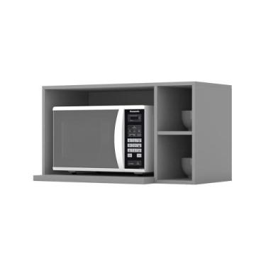 Imagem de Armário Aéreo Micro-ondas Americana - Móveis Henn, Cinza