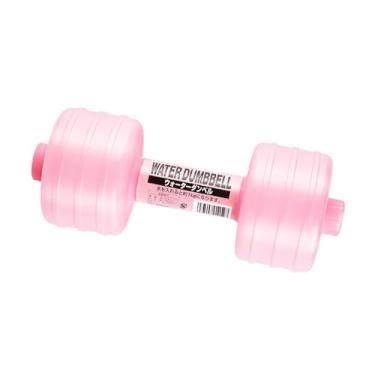 Imagem de IEUDNS Halteres portáteis com pesos de água à prova de vazamentos, 10,2 x 4 polegadas, alça ergonômica, versátil para academia doméstica, capacidade de 1 kg, Rosa
