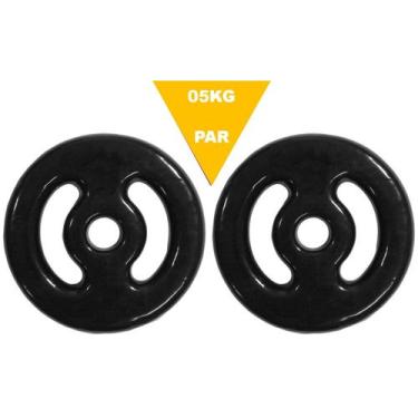 Imagem de Anilha 05 Kg Emborrachada PAR - Equipa Academia