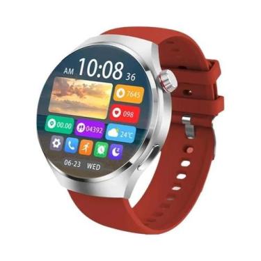 Imagem de Relógio Inteligente Esportivo Masculino GPS GT4 pro Com Tela AMOLED De