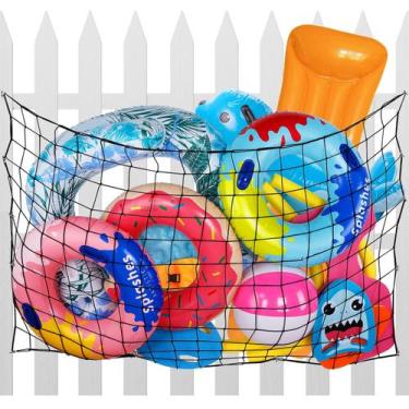 Imagem de Rede de armazenamento flutuante de brinquedos de piscina PAMASE extra 