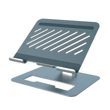 Imagem de Suporte para Laptop com Dock USB C, 2 Portas HDMI, Entrada para SD/TF, Porta Ethernet RJ45, 2 Portas USB 3.0, Suporte Ergonômico Portátil para MacBook, Windows e Tablets de 10" a 17"