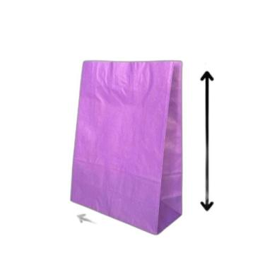 Imagem de 10 Sacola De Papel Kraft Presente Colorida 23,5X10X31,5Cm - Db