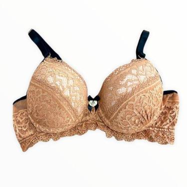 Imagem de Sutiã com Bojo - Via Sedução, GG (46), Dourado, Preto