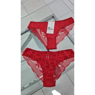 Imagem de Calcinha Ref. 02-970 - LÍRIUS, Preto, Branco, Chocolate, Vermelho, Rom
