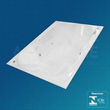 Imagem de Banheira de Hidromassagem Luminárias Tamanho: 1,82 X 1,20 X 0,45  - Mi