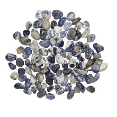 Imagem de Pedra Sodalita 1 a 3 cm Rolada 500 gramas Natural