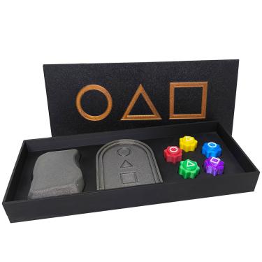 Imagem de Gonggi e Biseokchigi com Estojo Jogo 5 Marias Flying Stone Game