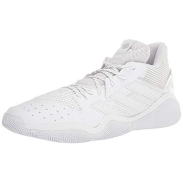 Imagem de adidas Tênis de basquete Harden Stepback, Branco/Cinza/Branco, 7