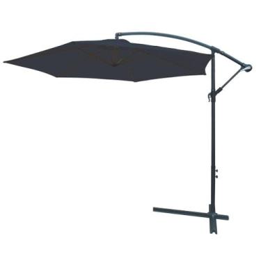 Imagem de Ombrelone Lateral Suspenso 3,00M Azul IWOBL300AZ Importway