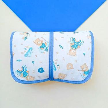 Imagem de Trocador Portátil Bebê 100 Algodão Bolsa de Viagem Comoda Impermeável 