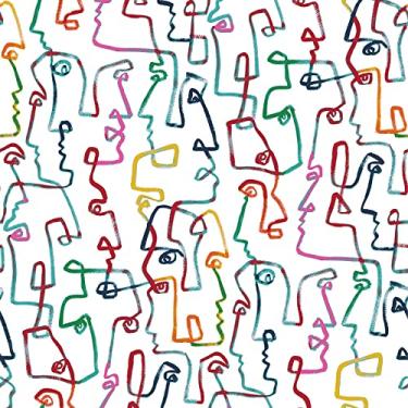 Imagem de Surface Style Papel de parede Gestures Peel and Stick (Crayon)