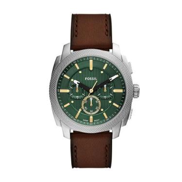 Imagem de Relógio Fossil Masculino Machine Prata - FS6100/0VN