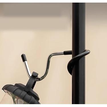 Imagem de 6 ganchos para lanterna de acampamento, ganchos leves para lâmpada externa para barraca de acampamento, alimentadores de pássaros, luzes de jardim, lanternas