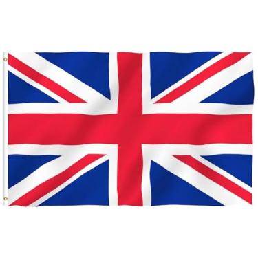 Imagem de Bandeira do país | 9,5 x 1,5 m | Cor vívida e à prova de desbotamento, poliéster 100D impresso, cores vibrantes, ilhós de latão, cabeça de lona de poliéster para ambientes internos e costura dupla com
